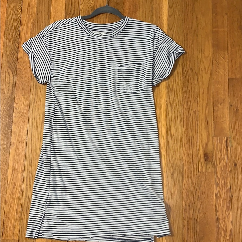 Abercrombie & Fitch striped t-shirt dress
